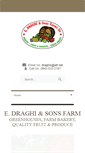 Mobile Screenshot of draghifarms.com